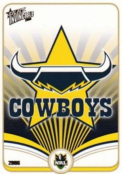 2006 Select Invincible #87 North Queensland Cowboys Logo Front